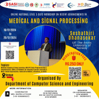 Online National Level 5-Day Workshop on Medical and Signal Processing 2024 Workshop Poster