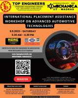 International Placement Assistance Workshop on Advanced Automotive Technologies 2023 Workshop Poster