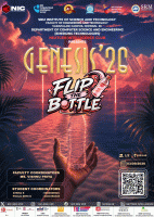 GENESIS'26/Flip The Bottle 2026 Fun Competitive Challenge Poster