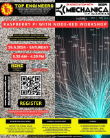 Raspberry Pi with Node-red Workshop 2024 Workshop Poster