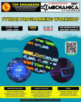 Python Programming Workshop 2024 Workshop Poster
