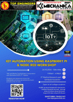 IoT Automation using Raspberry Pi and Node-Red Workshop 2024 Workshop Poster