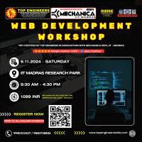 Web Development Workshop 2024 Workshop Poster
