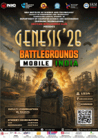 GENESIS'26/BGMI Competitive Battle Royale Event Poster