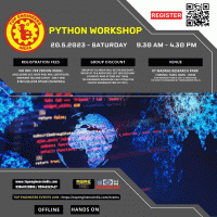 Python Workshop 2023 Workshop Poster