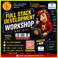 Full Stack Development Workshop 2026 venue Poster