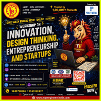 One Week Hybrid Mode (online + offline) Workshop on Innovation, Design Thinking, Entrepreneurship and Startups 2026 others Poster