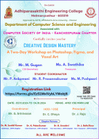 CREATIVE DESIGN MASTERY 2024 Technical Event Poster