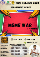 I-MEMES 2023 Meme War Poster