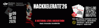 HackXelerate'26 Hackathon Poster
