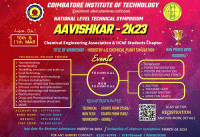 Aavishkar 2k23 Technical Symposium Poster