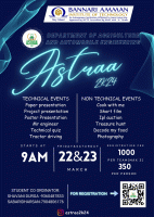 ASTRAA 2K24 Technical Symposium Poster