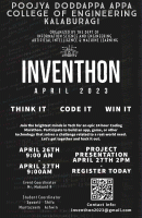 Inventhon 2023 Hackathon Poster