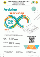 Arduino Workshop 2023 Workshop Poster