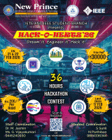 HACK-O-HERTZ’26 36-hour National Level Hackathon Poster