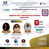 Building the Future: Regional Innovators and Startup Enablers Panel 2024 Panel Discussion Poster