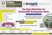 Startup TN Two Days Hackathon for Sustainable Development Goals 2023