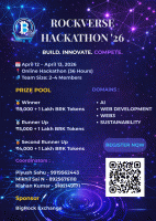 Rockverse Hackathon ‘26 Hackathon Poster