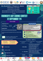 Engineer's Day Coding Contest 2024 Coding Contest Poster