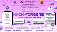 Hack-Forge'26 Hackathon Poster