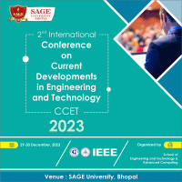 International Conference on Current Development in Engineering and Technology 2023 International Conference Poster