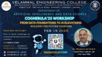 COGNEBULA'2K25 National Level Technical Symposium Poster
