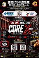 COREX 2K26 Hackathon Poster