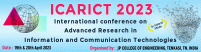 International Conference on Advanced Research in Information and Communication Technologies - ICARICT 2023 International Conference Poster