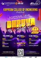 DHRUVA 2K26 Techno-Management and Cultural Fest Poster