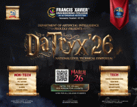 DATRYX'26 National Level Technical Symposium Poster