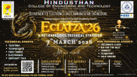 ECLATZA'26 National Level Technical Symposium Poster