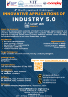 4th One Day National Workshop on "Innovative Applications of Industry 5.0 2026 Workshop Poster