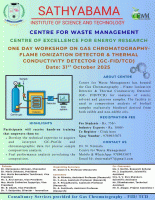 One Day Workshop on Gas Chromatography Flame Ionization Detector & thermal Conductivity Detector (gc-fid/tcd) 2025