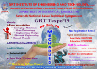 Mechaduro 2019 Mechanical Symposium Poster