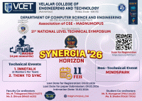 SYNERGIA'26 HORIZON CSE Symposium Poster