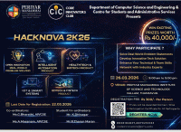 HackNova26 Hackathon Poster