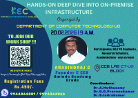 Hands-on Deep Dive into on-premise infrastructure 2026 Training Program Poster