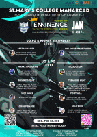 EMINENCE 2K23 ver. 10.0 Commerce and Management Fest Poster