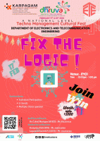 DHURVA 2023 Techno Management Cultural Festival Poster