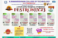FESTRONIX 23 State Level Technical Symposium Poster