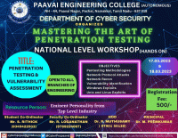 Mastering the Art of Penetration Testing 2023 Workshop Poster