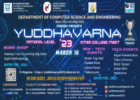 Yuddhavarna 2k23 Inter College Meet Poster