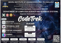 CODE TREK 2023 Technical Symposium Poster