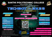 TECHBOT 2K23 Technical Symposium Poster