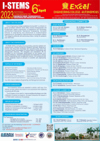 Innovative Smart Technologies in Engineering and Management Sciences i-stems 2023 National Conference Poster