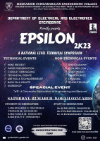 Epsilon 2k23 Technical Symposium Poster