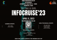 INFOCRUISE 2k23 Technical Symposium Poster