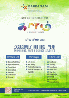 KALAM 2023 Techno Cultural Fest Poster