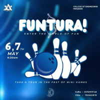 Advyka'23 Funtura Technical Event Poster