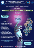 DSCE SMASH 2K23 National Level Technical Symposium Poster